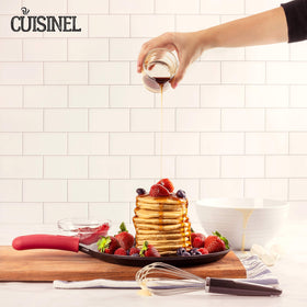 Cuisinel flat skillet ideal for tortillas with even heat distribution