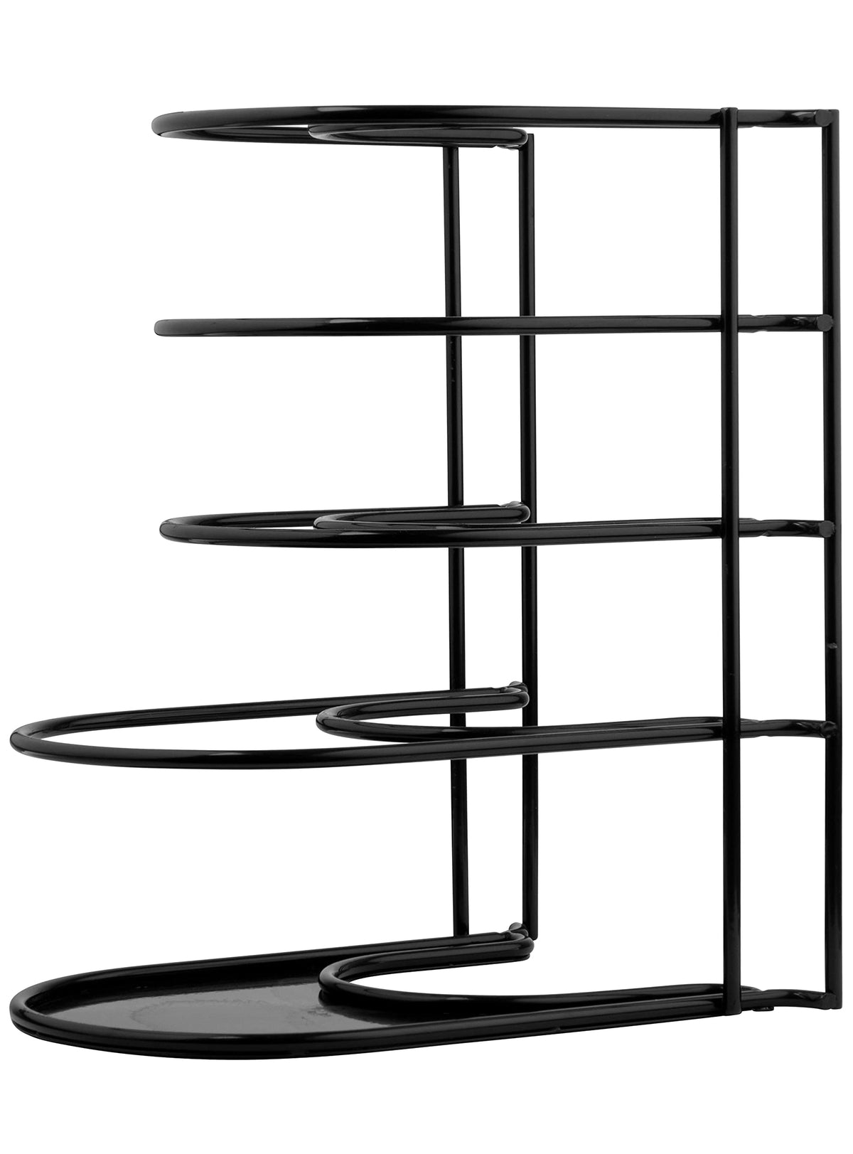 Cuisinel five-tier rack stores multiple pots to save cabinet space