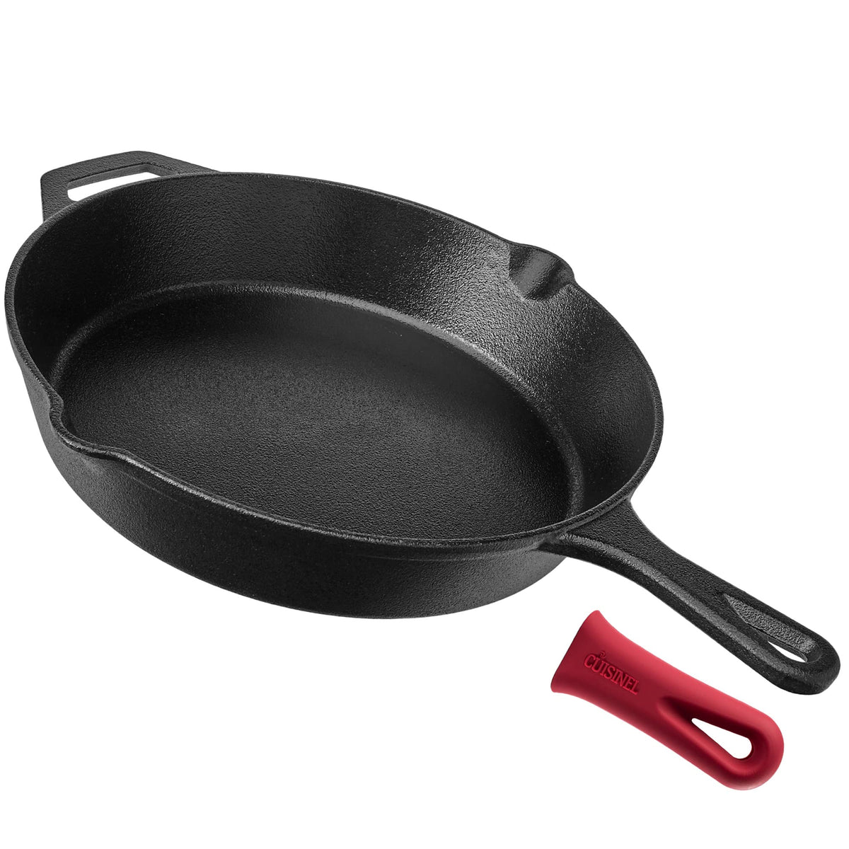 Cuisinel skillet compatible with oven, stovetop, grill, and campfire cooking