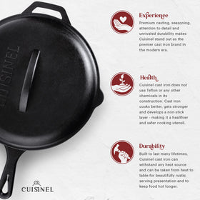 Cuisinel silicone handle holder for secure grip while cooking and transferring