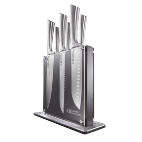 Cuisinepro Damashiro knife block holding blades securely for organized prep