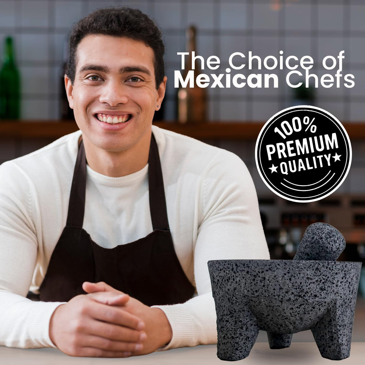 Cuitáxi molcajete dimensions 8-inch diameter convey a sturdy, balanced surface for grinding