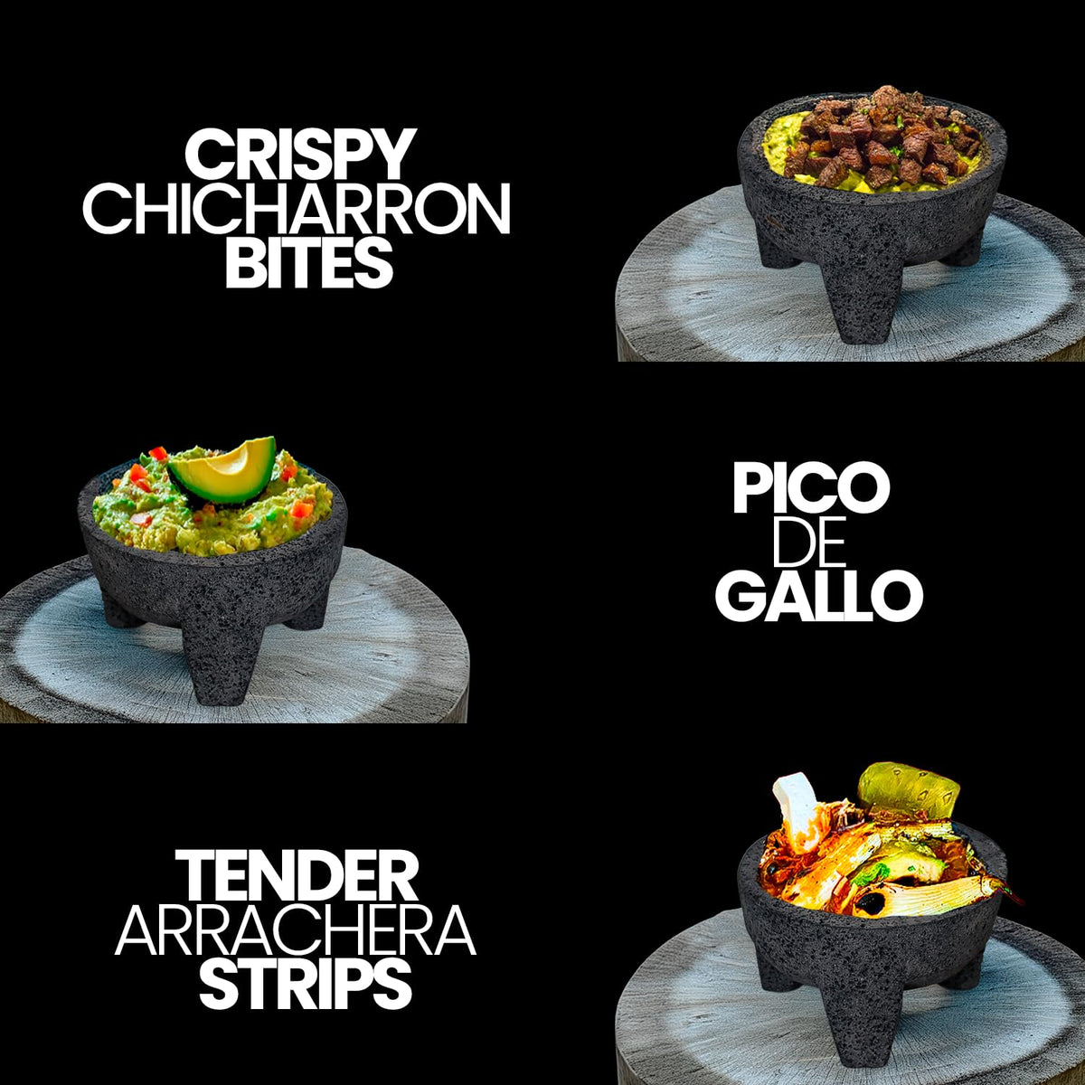 Cuitáxi heavy lava stone weight supports stability during grinding and prep