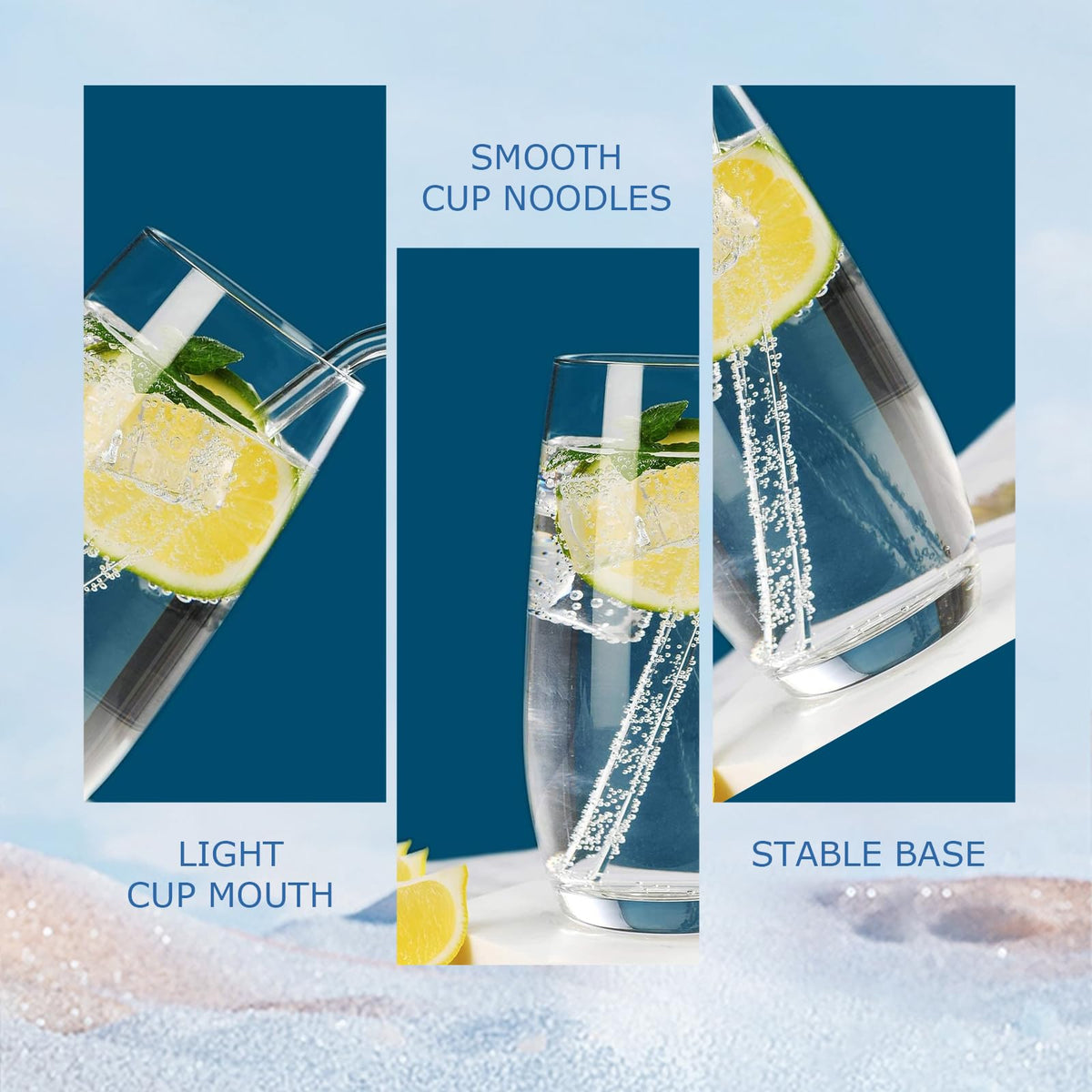 CUKBLESS elegant crystal glassware perfect for entertaining guests.