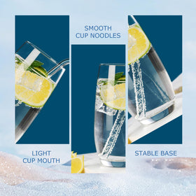 CUKBLESS elegant crystal glassware perfect for entertaining guests.