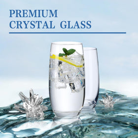 CUKBLESS 13 oz highball glass ideal for juice and mixed drinks at home.