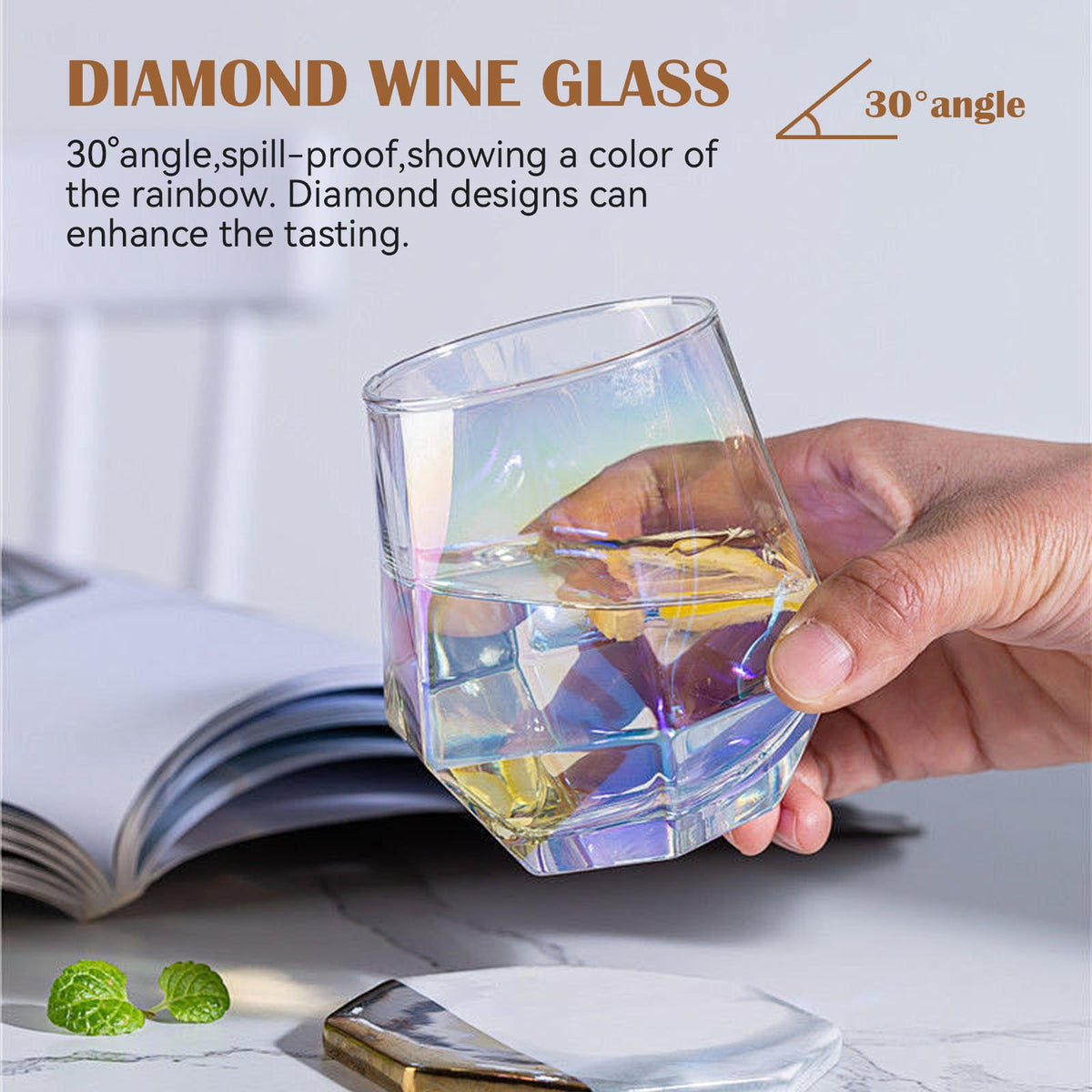 CUKBLESS heavy bottom stemless glass provides stable service at gatherings.