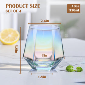 CUKBLESS dishwasher-safe finish keeps iridescent shine after daily use.
