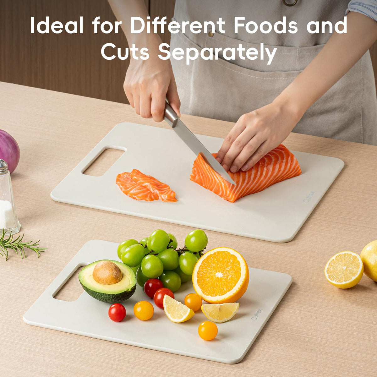 Culiex two-piece cutting board set blends style and function, a thoughtful gift.