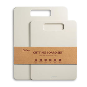 Culiex wood fiber cutting board small size, dishwasher-safe for easy cleanup.