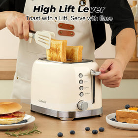 Culinaid 2 Slice non slip base provides stable toasting on any counter.