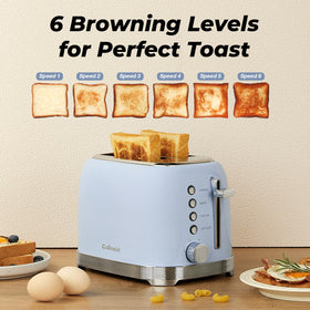 Culinaid toaster reheat function for reheating cooled slices.