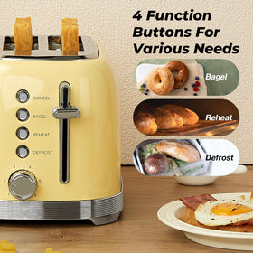 Removable crumb tray on Culinaid Toaster 2 Slice for quick cleanup.