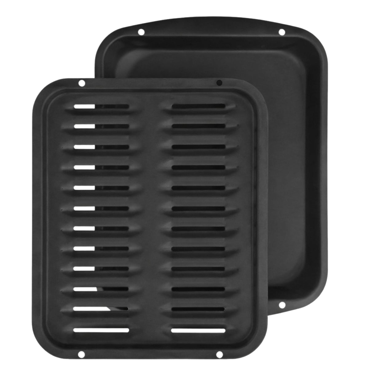 CULINARIN broiler pan with ceramic nonstick for easy food release