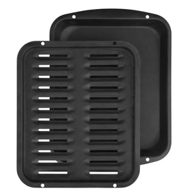 CULINARIN broiler pan with ceramic nonstick for easy food release