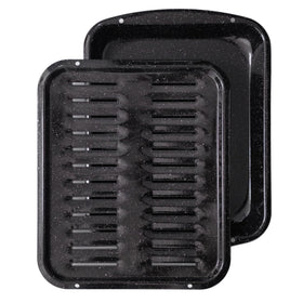 CULINARIN broiler pan with nonstick coating for easy food release and cleanup.