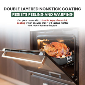 CULINARIN nonstick coating closeup – durable finish aids easy cleanup after cooks.