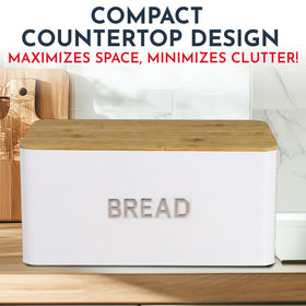 Culinary Couture bamboo lid close-up emphasizing eco-friendly material