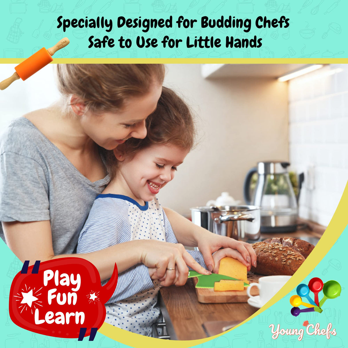 Culinary Couture gift ready kit appeals to young bakers and curious minds.