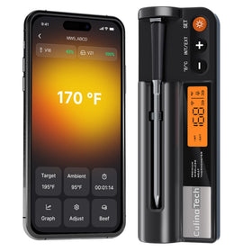 CulinaTech 750ft base station display for real-time temperature monitoring.