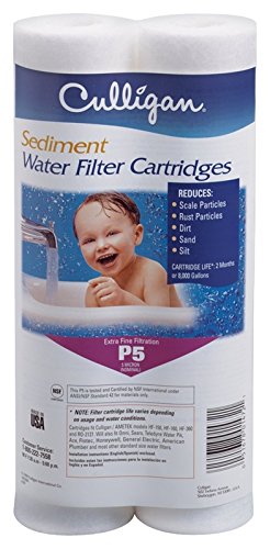 Culligan P5 filter minimizes rust and dirt for clearer home water
