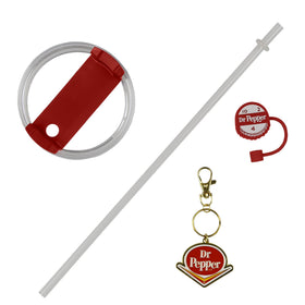 Culture Fly Dr Pepper retro logo keychain included for on-the-go access.
