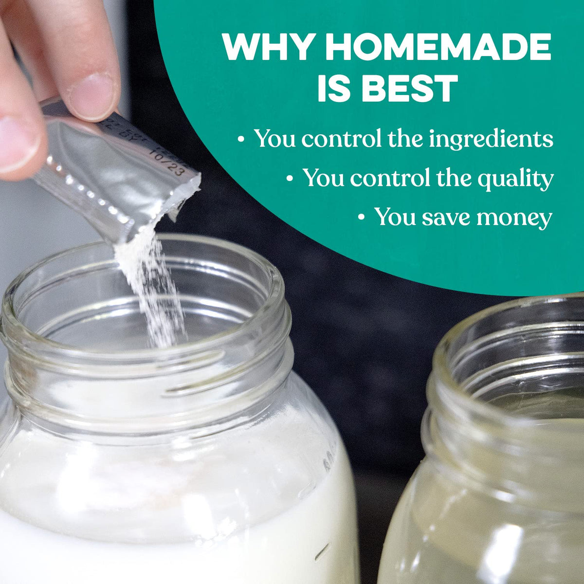 Beginner-friendly kefir starter for easy, tasty fermentation at home.
