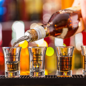 Cunhill party shot glasses are perfect for bars, hotels, and home.