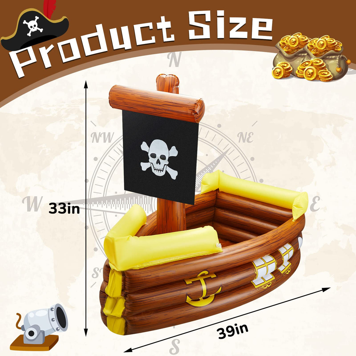 Cunhill pirate ship flag design adds authentic theme for Gasparilla celebrations