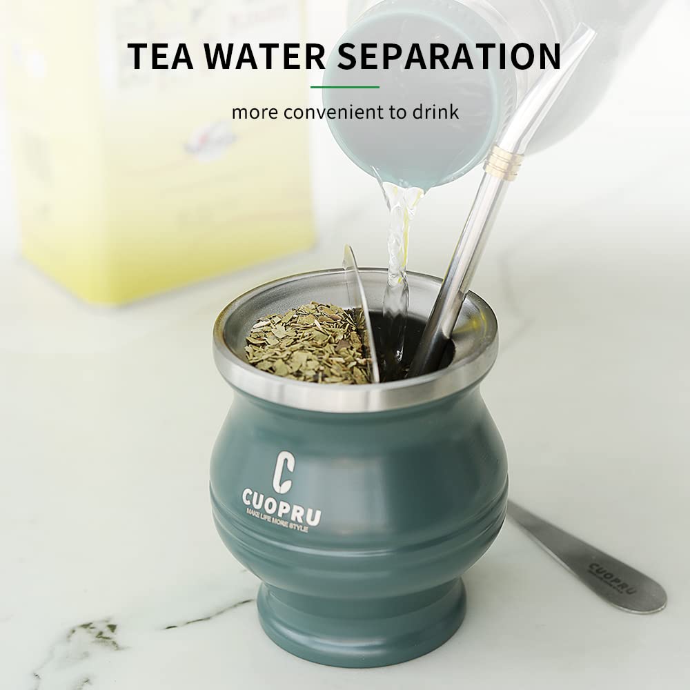 Cuopru bombilla straw 6.5 inches for smooth sips and clean filtration.