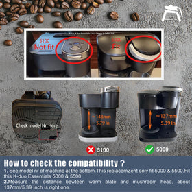 CUPALL Keurig carafe durable, heat-resistant detail for long-lasting use.