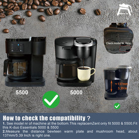 CUPALL Keurig Duo carafe compatibility guide for simple replacement.