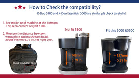 cupsync easy-clean carafe with smooth surface simplifies maintenance.