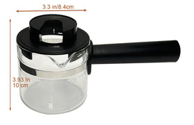 cupsync heat resistant glass carafe ideal for daily home brewing