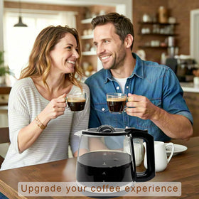 In-use CupSync 12-cup pot ready for serving purposes.