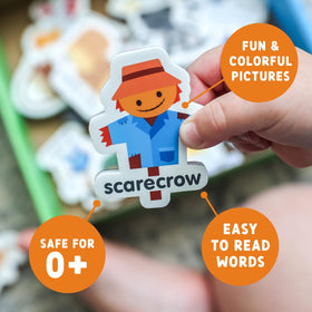 Curious Columbus foam backed magnets ensure safe, easy grip for little hands.