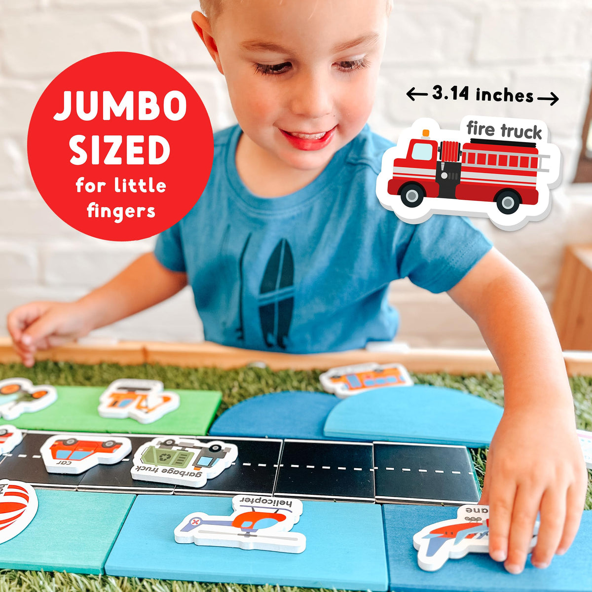 Curious Columbus learning magnets spark imaginative play at home.