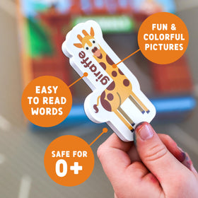 Curious Columbus zebra magnet invites pattern recognition and imaginative games on metal boards