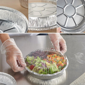 CURTA pan in oven during broiling scene highlights even heat distribution.