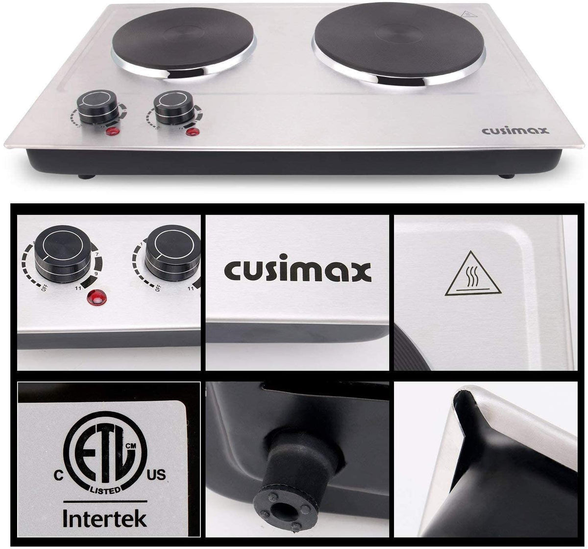CUSIMAX easy to wipe clean after cooking small meals.