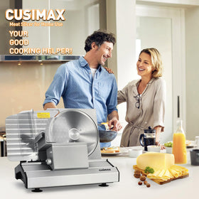 CUSIMAX meat slicer compact design suitable for home kitchen storage