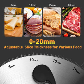 CUSIMAX meat slicer safety guards ensuring stable operation during use