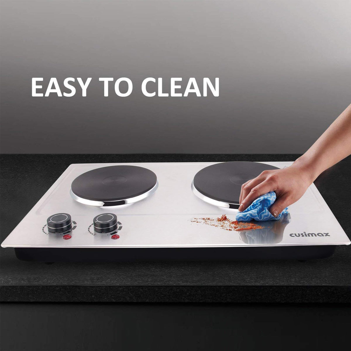 CUSIMAX portable kitchen appliance fits dorms, offices, or camping.