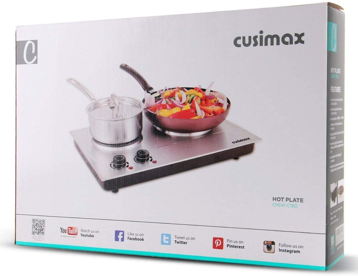 CUSIMAX automatic safety shutoff adds peace of mind during use.