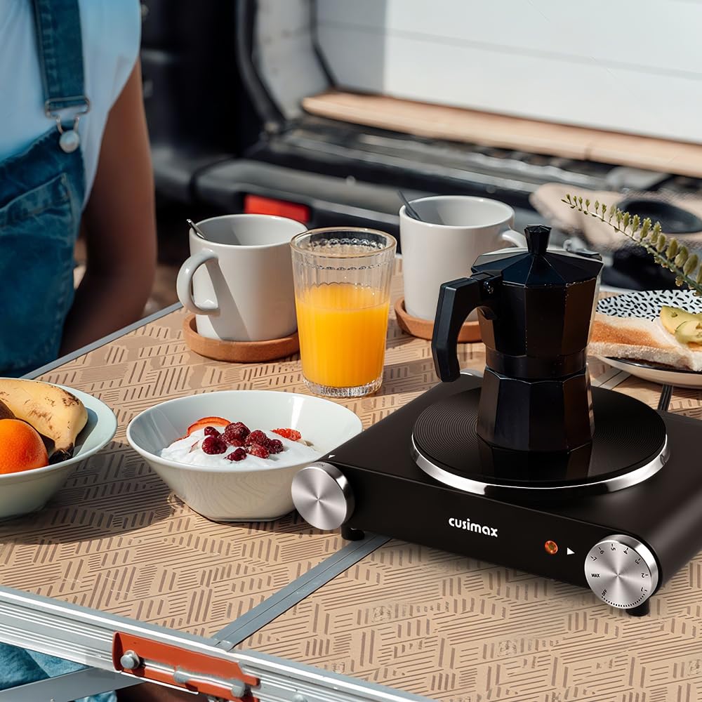 CUSIMAX safety shutoff offers peace of mind during busy cooking.