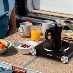 CUSIMAX safety shutoff offers peace of mind during busy cooking.