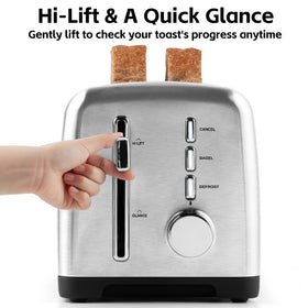 CUSIMAX stainless steel body with cooling vents stays cool to touch.