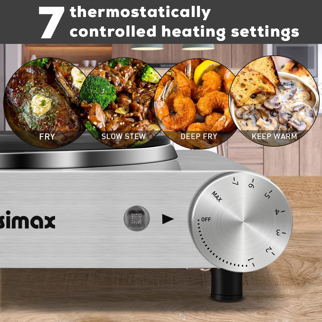 CUSIMAX stainless steel body durable daily use