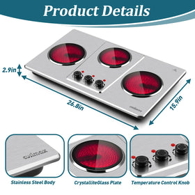 CUSIMAX durable stainless steel shell with easy-clean surface