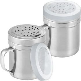 CUSINIUM dredge with handle, stainless steel for easy salt and pepper dispensing